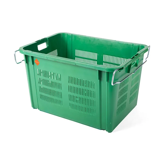 Plastic Crate AC 50 (L- 695 mm × W- 490 mm × H- 417 mm) Green